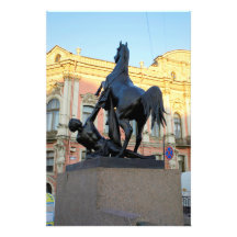 Sculptures du pont Anichkov à Saint-Pétersbourg