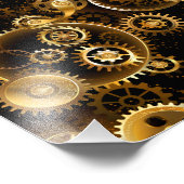 Impression Photo Seamless Steampunk Brass Gears (Coin)