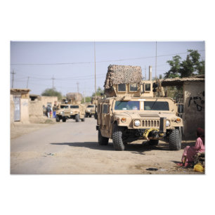 Impression Photo Sécurité de la conduite de Humvee pendant une