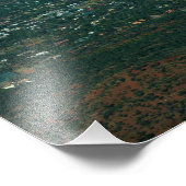 Impression Photo Sedona et Coffee Pot Rock vus d'en haut (Coin)