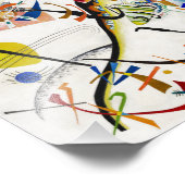 Impression Photo Segment bleu Kandinsky Imprimer (Coin)