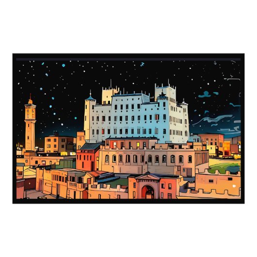 Impression Photo Seiyun City - Yemen (Devant)