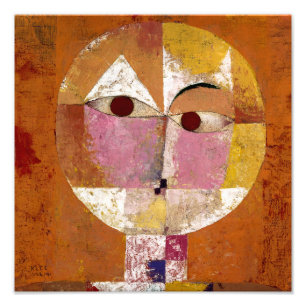 Impression Photo Senecio (Baldgreis) (1922) de Paul Klee
