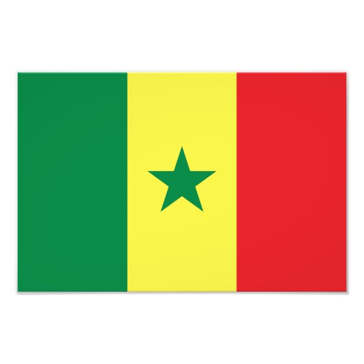 Impression Photo Senegal Flag (Devant)