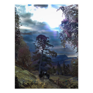 IMPRESSION PHOTO SENTIER DE MONTAGNE