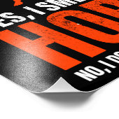 Impression Photo Sentir comme un cheval à la Tangerine (Coin)