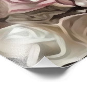 Impression Photo Sepia et Vintage mariée rose (Coin)