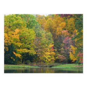 Impression Photo Sept Sources Pont de la Cascade II Paysage d'autom