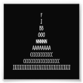 Impression Photo Séquence Fibonacci (Devant)