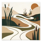 Impression Photo Serene Desert River (Devant)