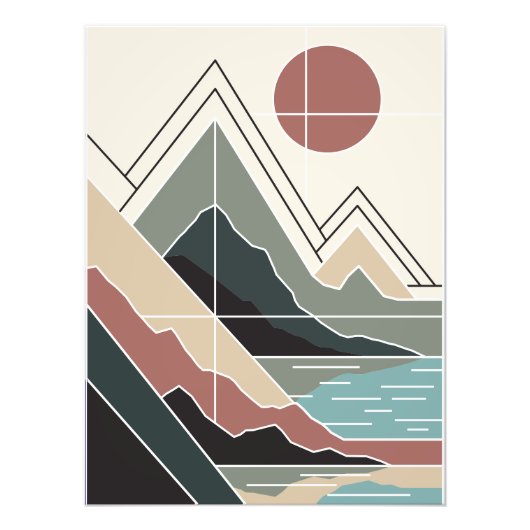 Impression Photo Serene Peaks (Devant)