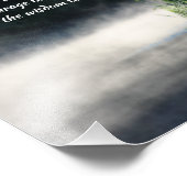 Impression Photo Serenity Prayer Cattails Dans Mist Inspiration (Coin)