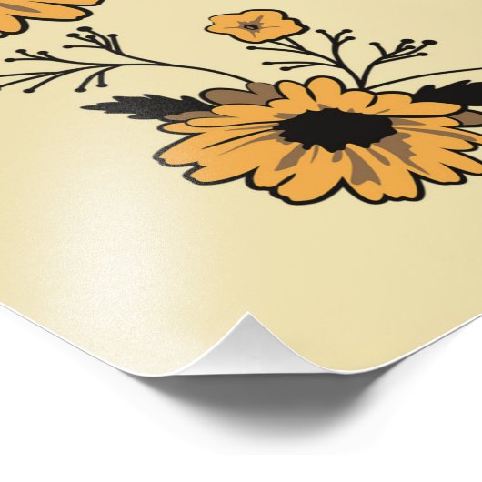 Impression Photo Serpent floral (Coin)