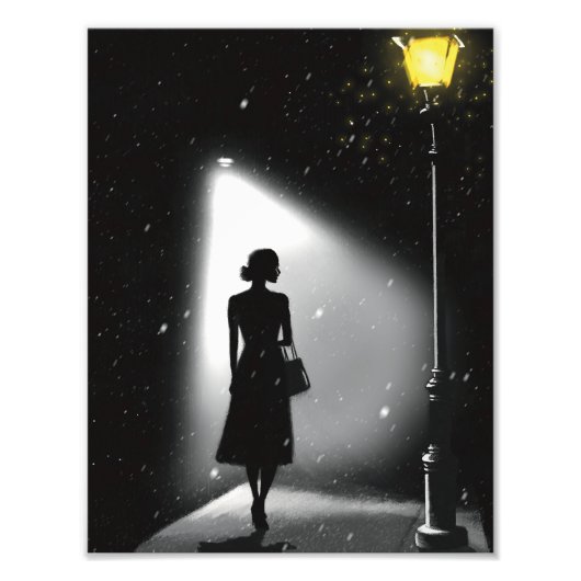 Impression Photo Seul dans la Lumière (Devant)