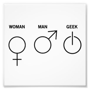 Impression Photo Sexe geek