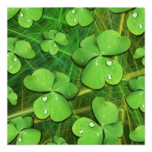 Impression Photo Shamrock vert St Patrick iPhone 5 Coque-Mate (Devant)
