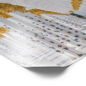 Impression Photo Sheik Zayed Grande Mosquée colonnes, Abu Dhabi (Coin)