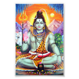 Impression Photo Shiva Print (4 po x 6 po) - Version 4