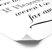 Impression Photo Si le Ciel n'était pas si éloigné mémorial Mariage (Coin)