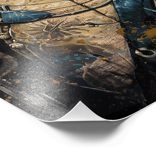 Impression Photo Siamese Cat in Armor (Coin)