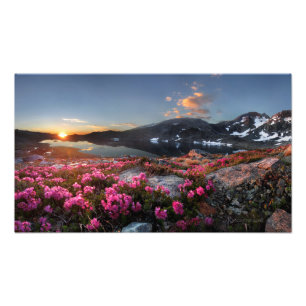 Impression Photo Sierra du lever de soleil 2 de lacs Marie -