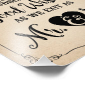 Impression Photo signe bulle mariage ou signe de parti (Coin)