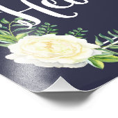 Impression Photo signe mariage, mariage de mémoire d'amour, rose fl (Coin)