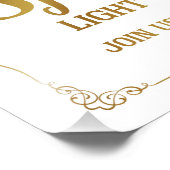 Impression Photo signe mariage scintillant (Coin)