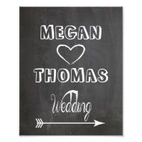 Signer mariage Chalkboard style de fête chemin dro