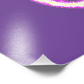 Impression Photo "S'Il Vous Plaît, Allez-Y Facilement !" Un Design  (Coin)