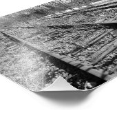 Impression Photo Silence Tracks 7x5 noir et blanc Pri (Coin)