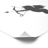 Impression Photo Silhouette d'amour mignon (Coin)