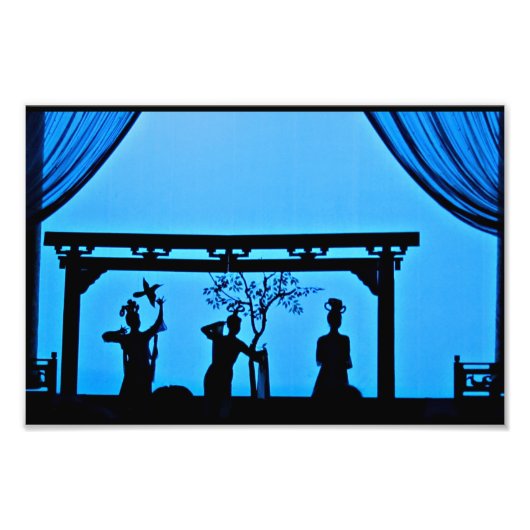 Impression Photo Silhouette du spectacle Xi'an (Devant)