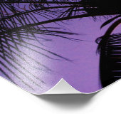 Impression Photo Silhouette Frond Palm (Coin)