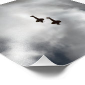 Impression Photo Silhouette Spitfire (Coin)