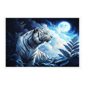 IMPRESSION PHOTO SILVER TIGER (Devant)