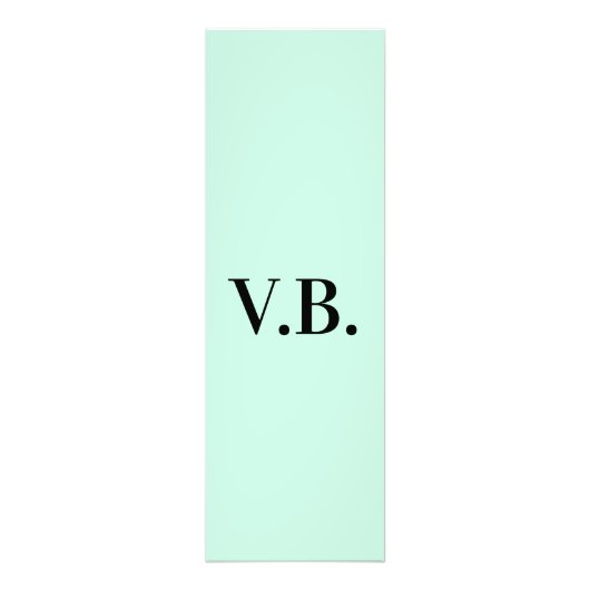 Impression Photo Simple couleur solide ajouter le nom du texte mono (Devant)