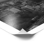 Impression Photo "Simply Seattle" Noir et blanc (Coin)