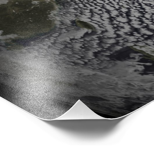 Impression Photo Simulation de nuage d'une seule journée 4 (Coin)