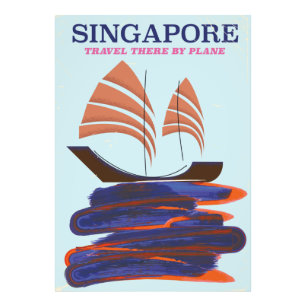 Impression Photo Singapour "Y aller en avion"