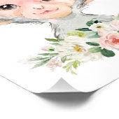 Impression Photo Singe, Safari, Jungle, Fleurs roses, Pépinière (Coin)