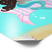 Impression Photo sirène africaine américaine (Coin)