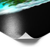 Impression Photo Sirène avec dauphins (Coin)