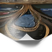 Impression Photo Sirène dans les vagues de l'océan (Coin)