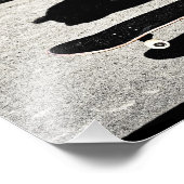 Impression Photo skateboard pris en sandwich (Coin)