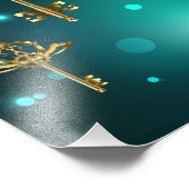 Impression Photo Skeleton Keys on Green Background (Coin)