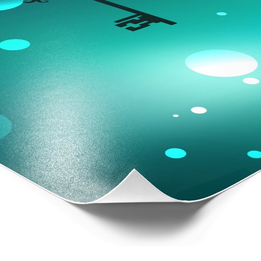 Impression Photo Skeleton Keys on Green Background (Coin)