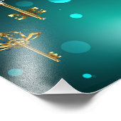 Impression Photo Skeleton Keys on Green Background (Coin)