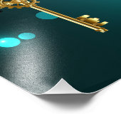 Impression Photo Skeleton Keys on Green Background (Coin)