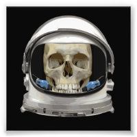 Ski de l'astronaute du casque spatial